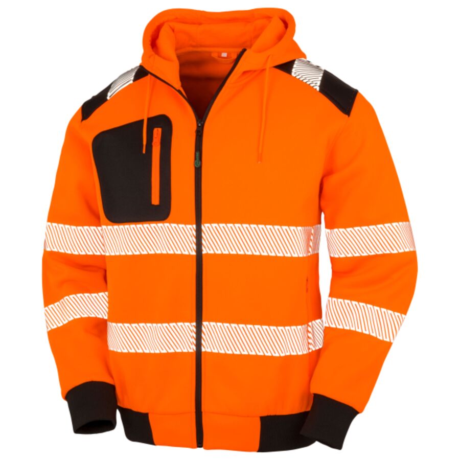 Result Recycled Safety Zip Hoodie Thumbnail