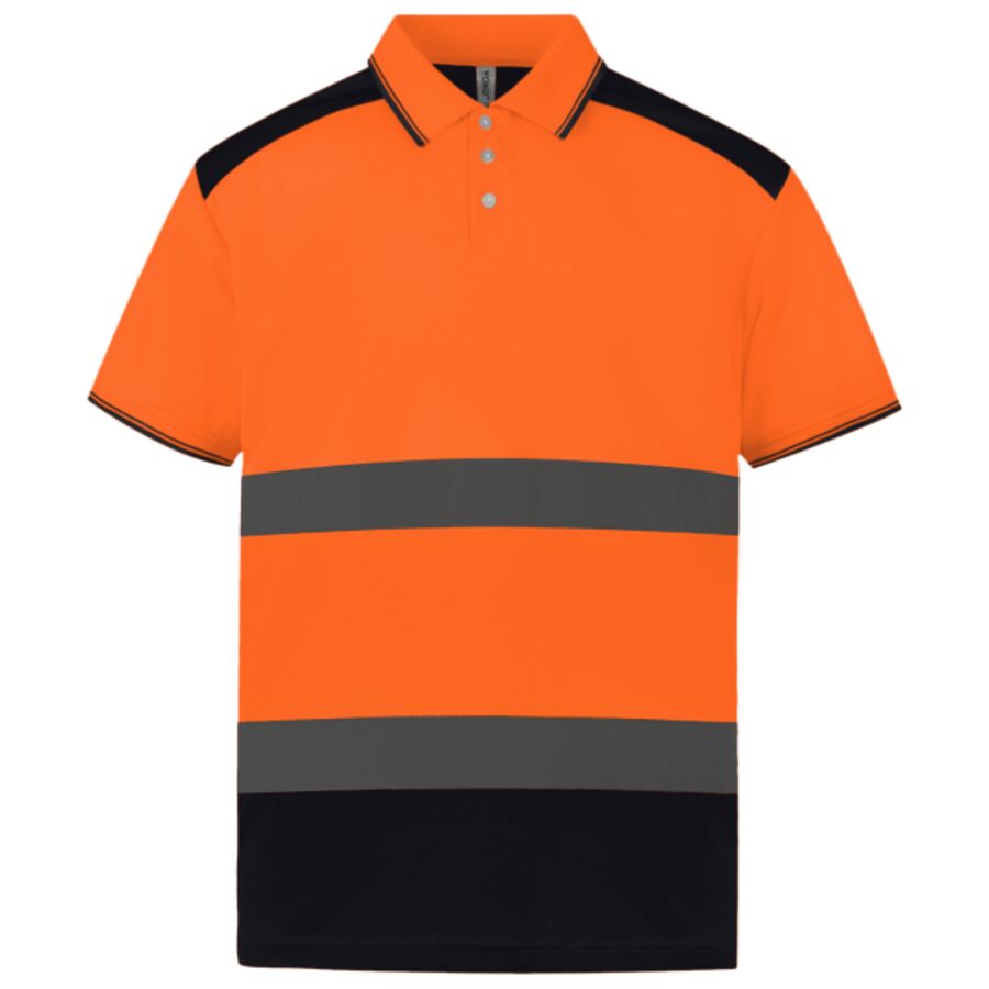 Yoko Two Tone Short Sleeve Polo Shirt Thumbnail