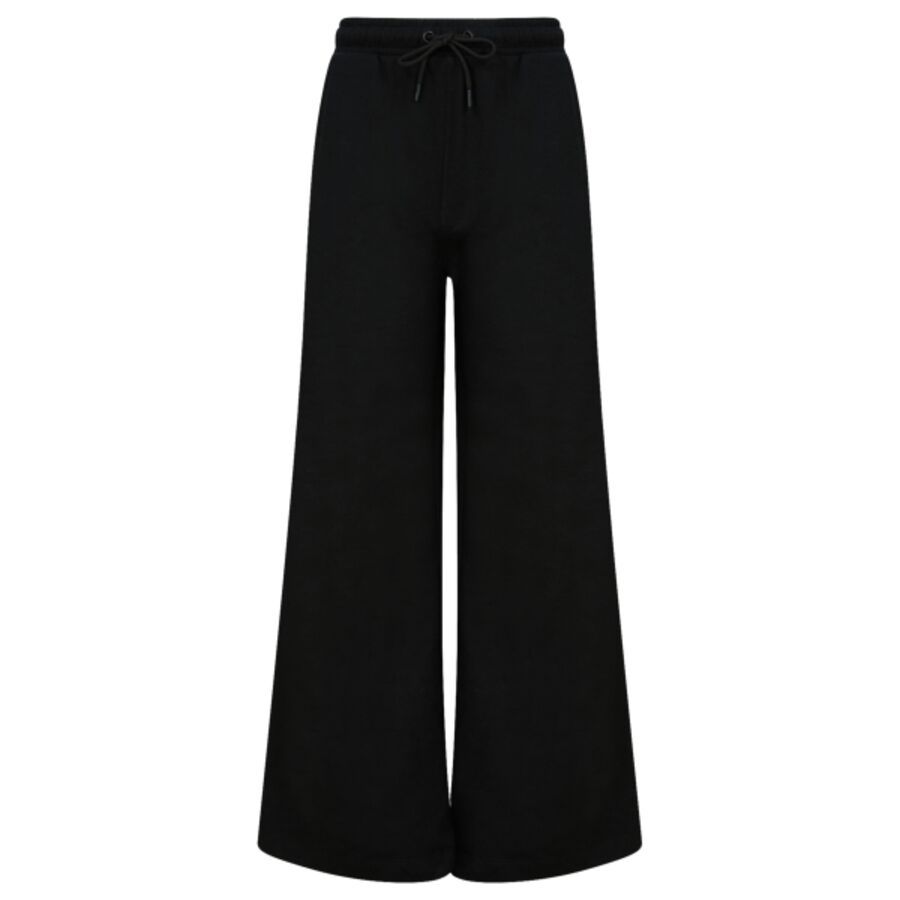 Women's sustainable fashion wide leg joggers Thumbnail