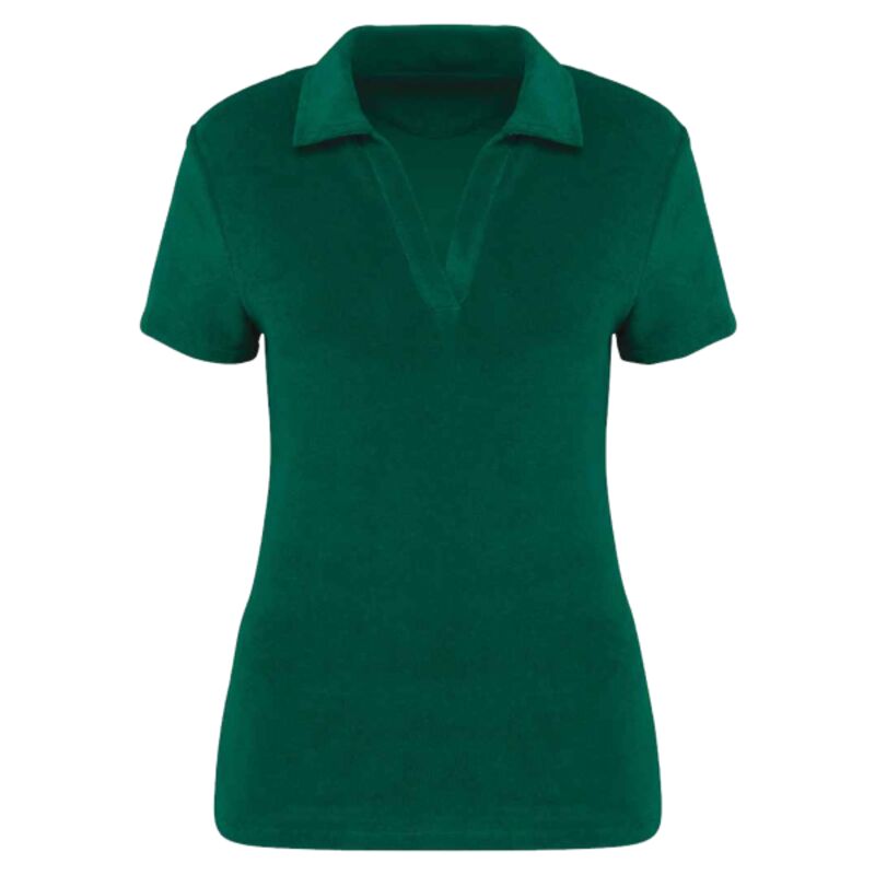 Native Spirit Ladies Terry Towel Polo Shirt Thumbnail