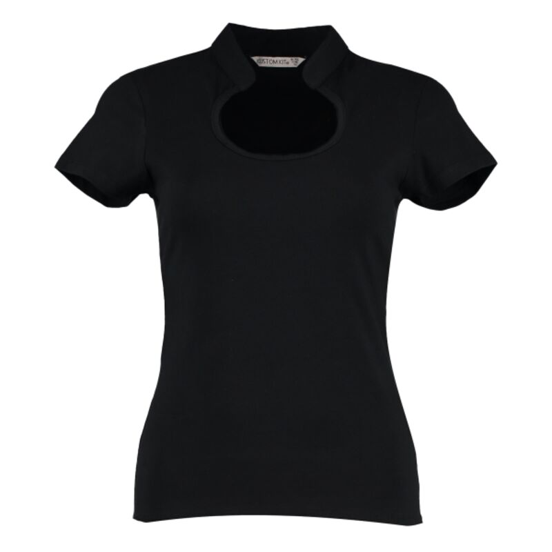 Women's corporate top keyhole neck (regular fit) Thumbnail
