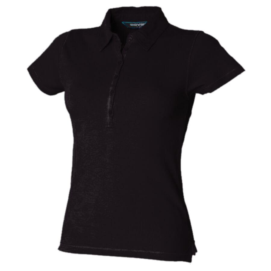 Women's short sleeve stretch polo Thumbnail