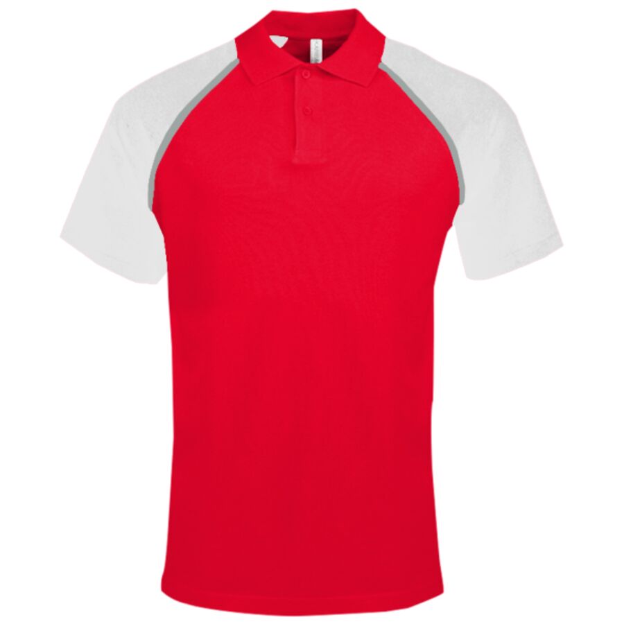 Polo baseball contrast polo shirt Thumbnail