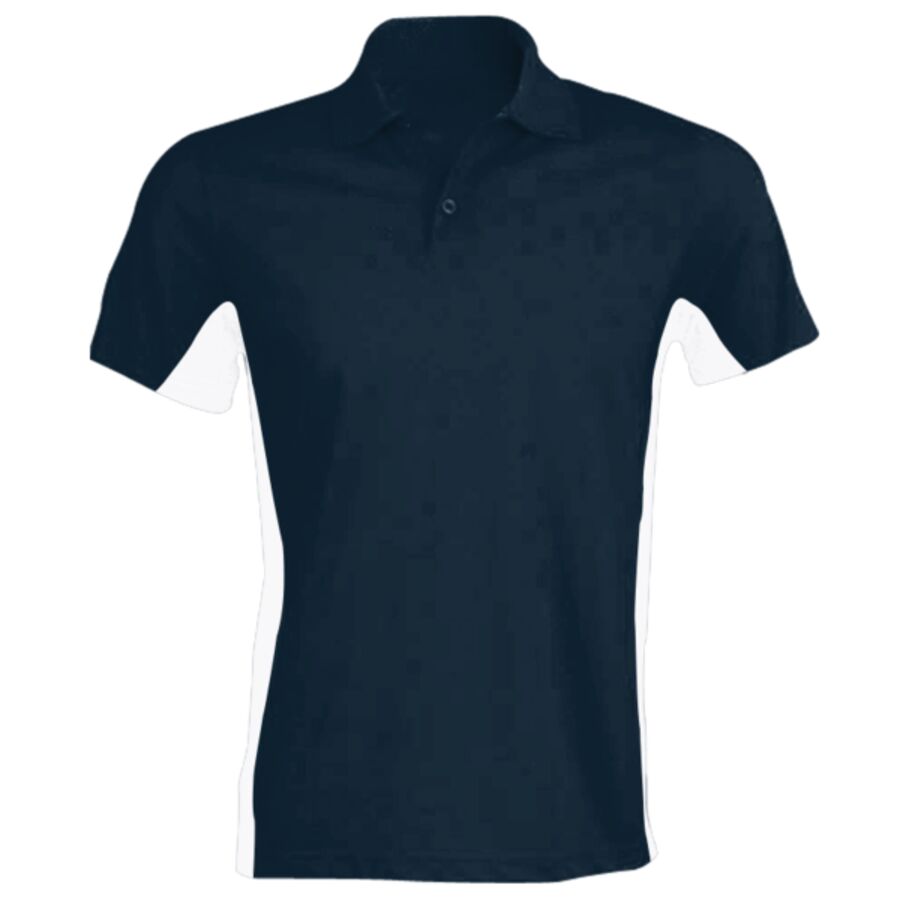Flags short sleeve bi-colour polo shirt Thumbnail