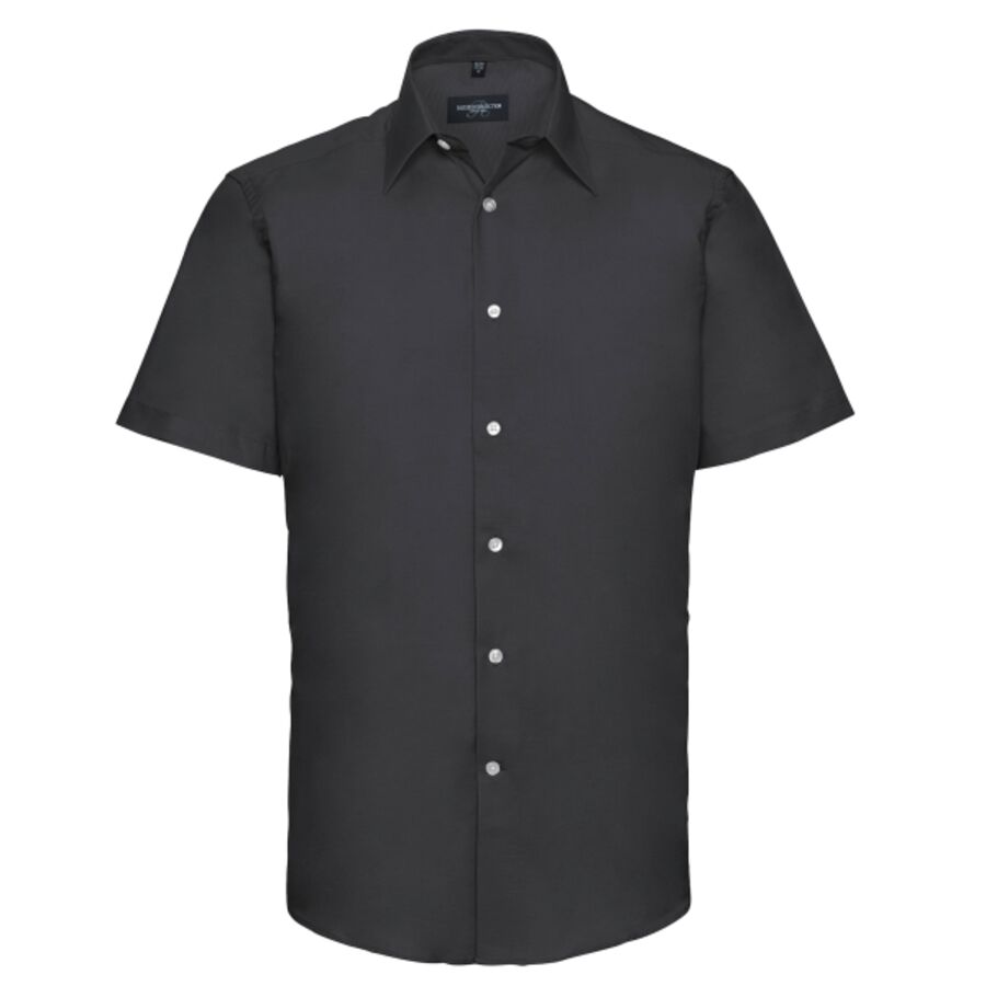 Short sleeve easycare tailored Oxford shirt Thumbnail