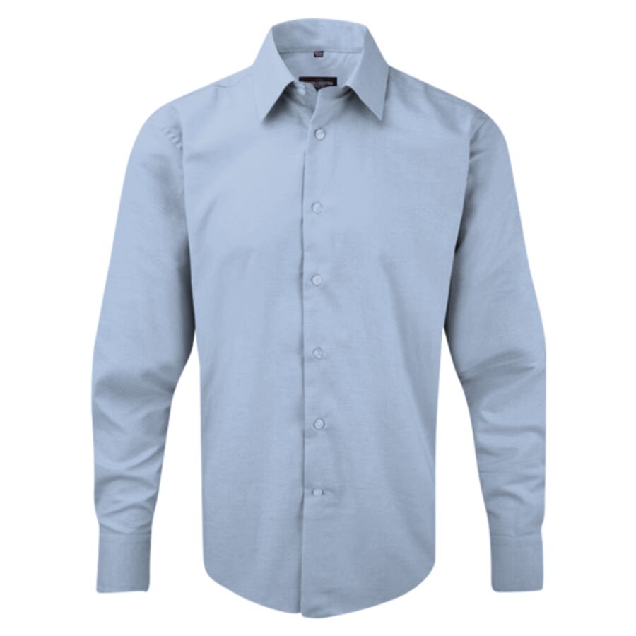 Long sleeve easycare tailored Oxford shirt Thumbnail