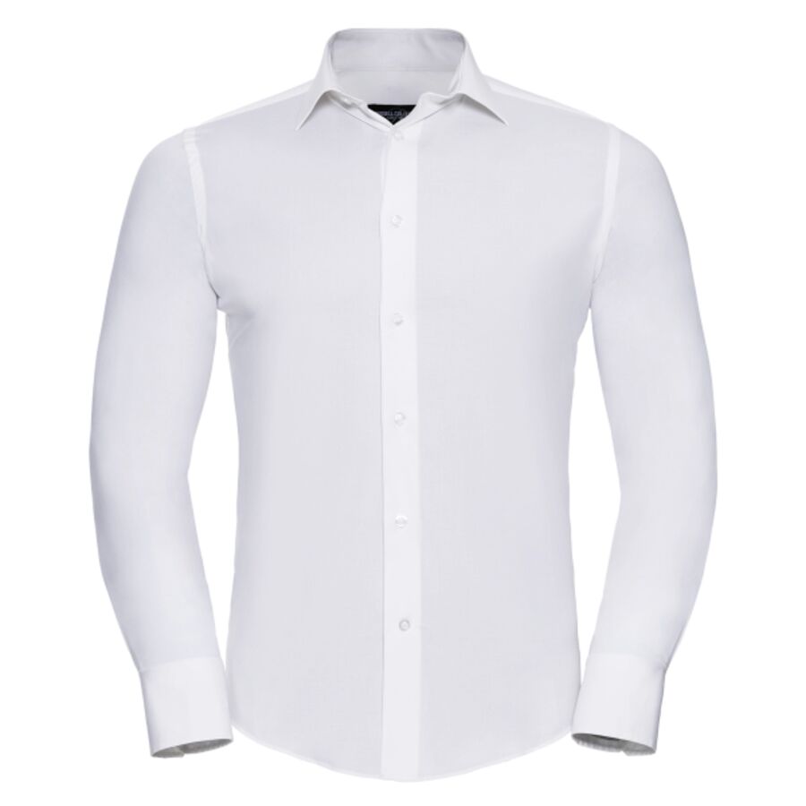 Long sleeve easycare fitted shirt Thumbnail