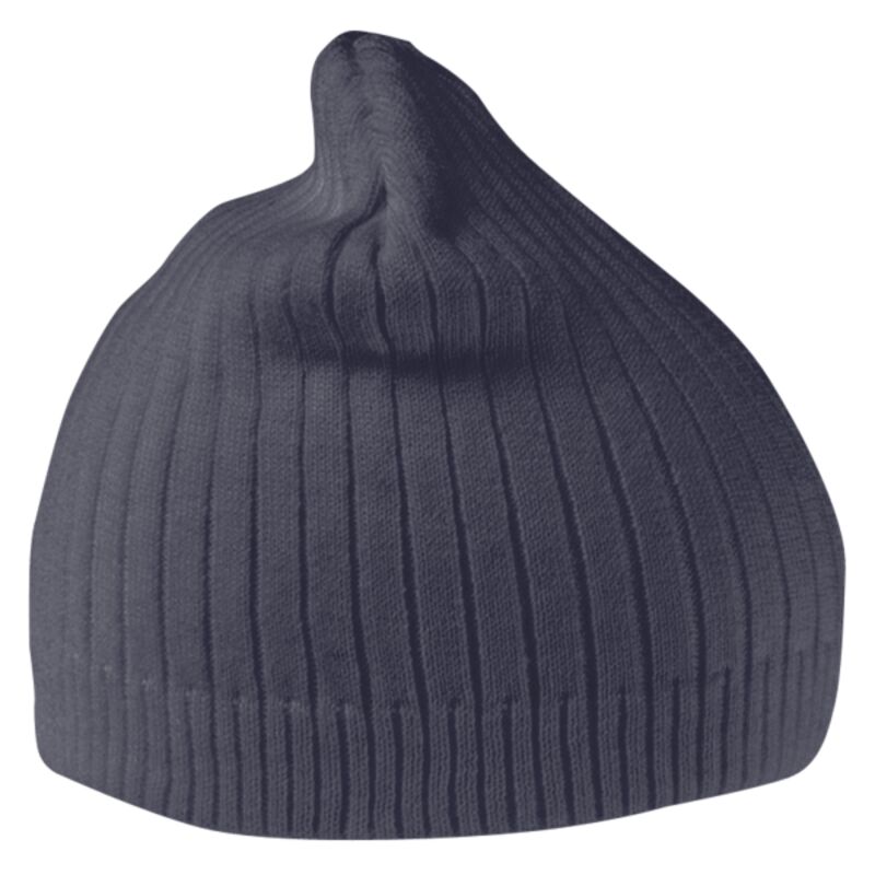 Cotton knitted beanie hat Thumbnail