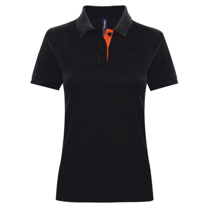 Women's contrast polo Thumbnail