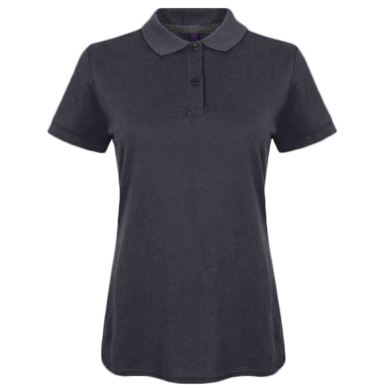 Women's micro-fine piqué polo shirt Thumbnail