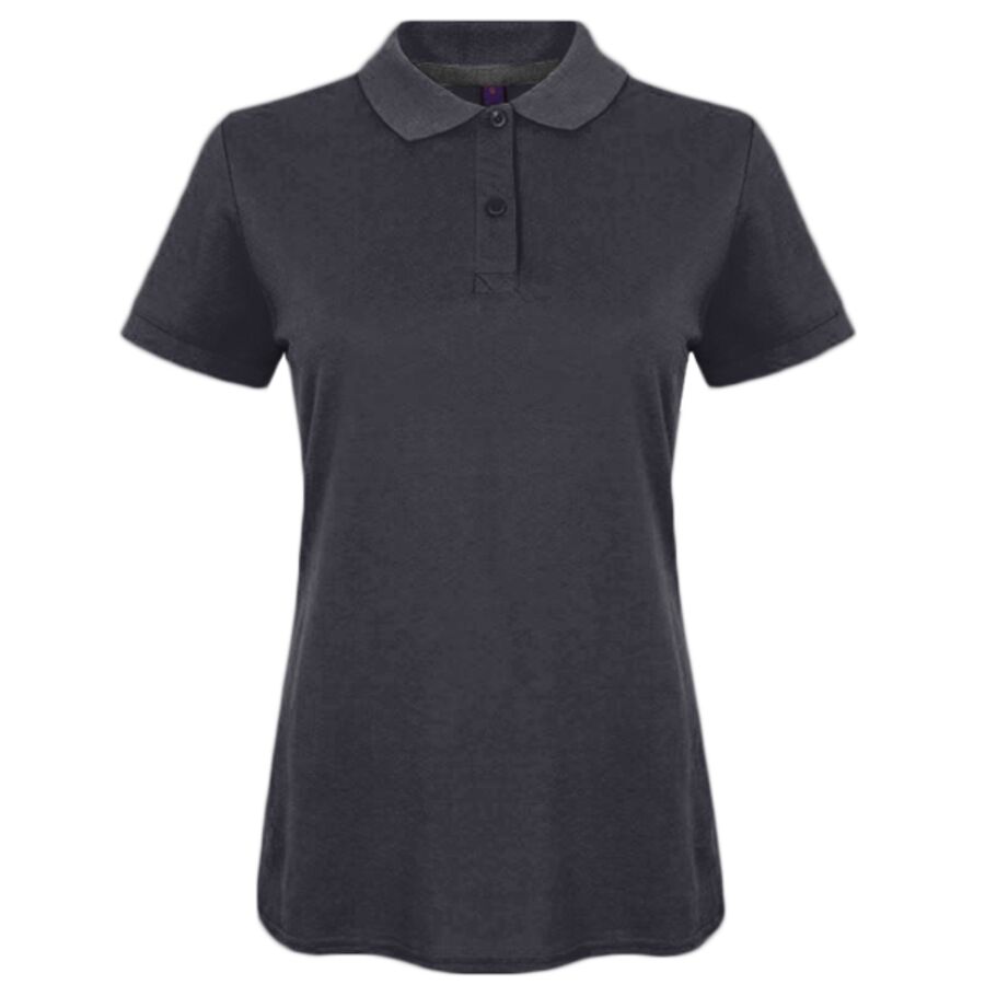 Women's micro-fine piqué polo shirt Thumbnail