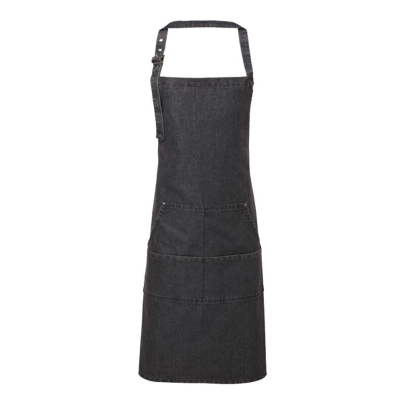 Jeans stitch bib apron Thumbnail