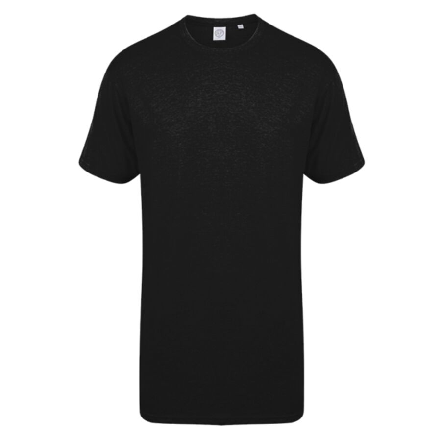 Longline t-shirt with dipped hem Thumbnail