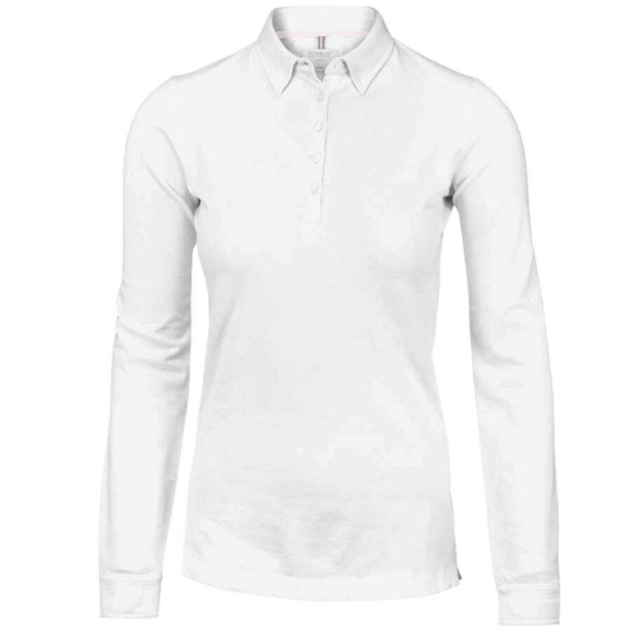 Women’s Carlington – deluxe long sleeve polo Thumbnail