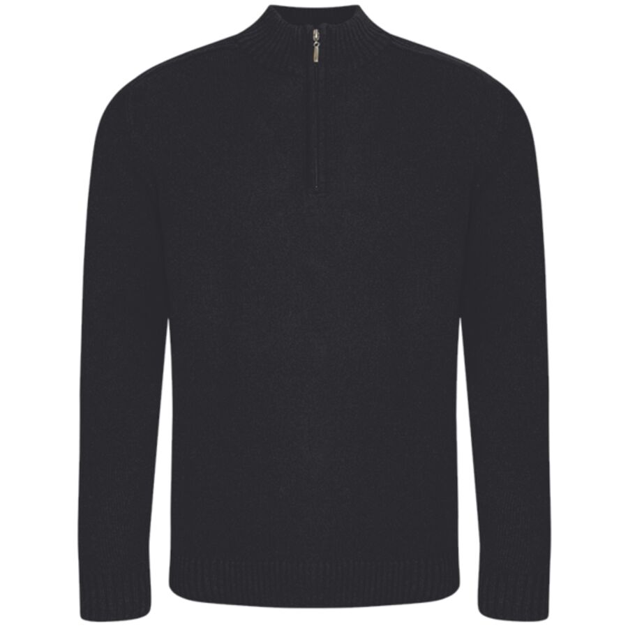 Wakhan ¼ regen zip knit sweater Thumbnail