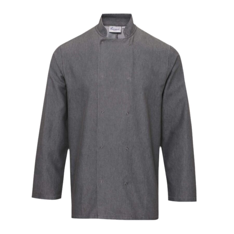 Denim chef's jacket Thumbnail