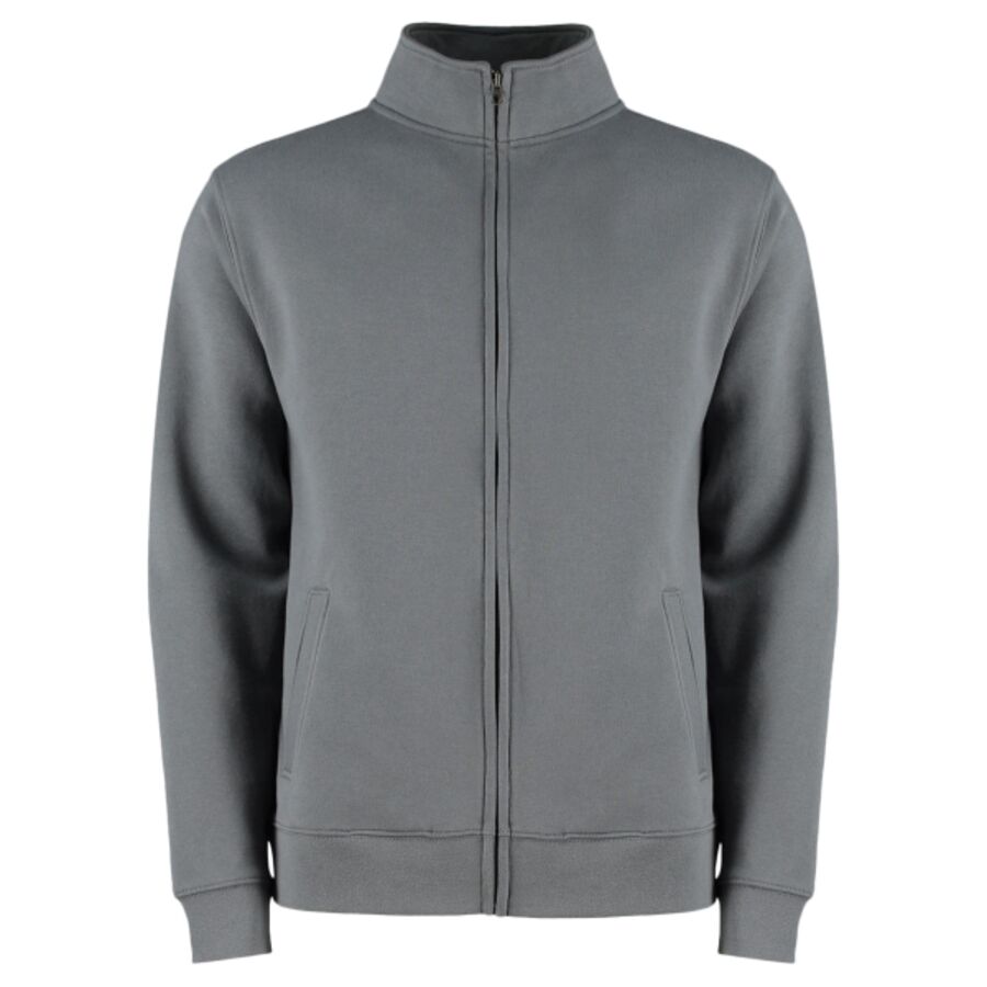 Regular fit zipped sweatshirt Thumbnail