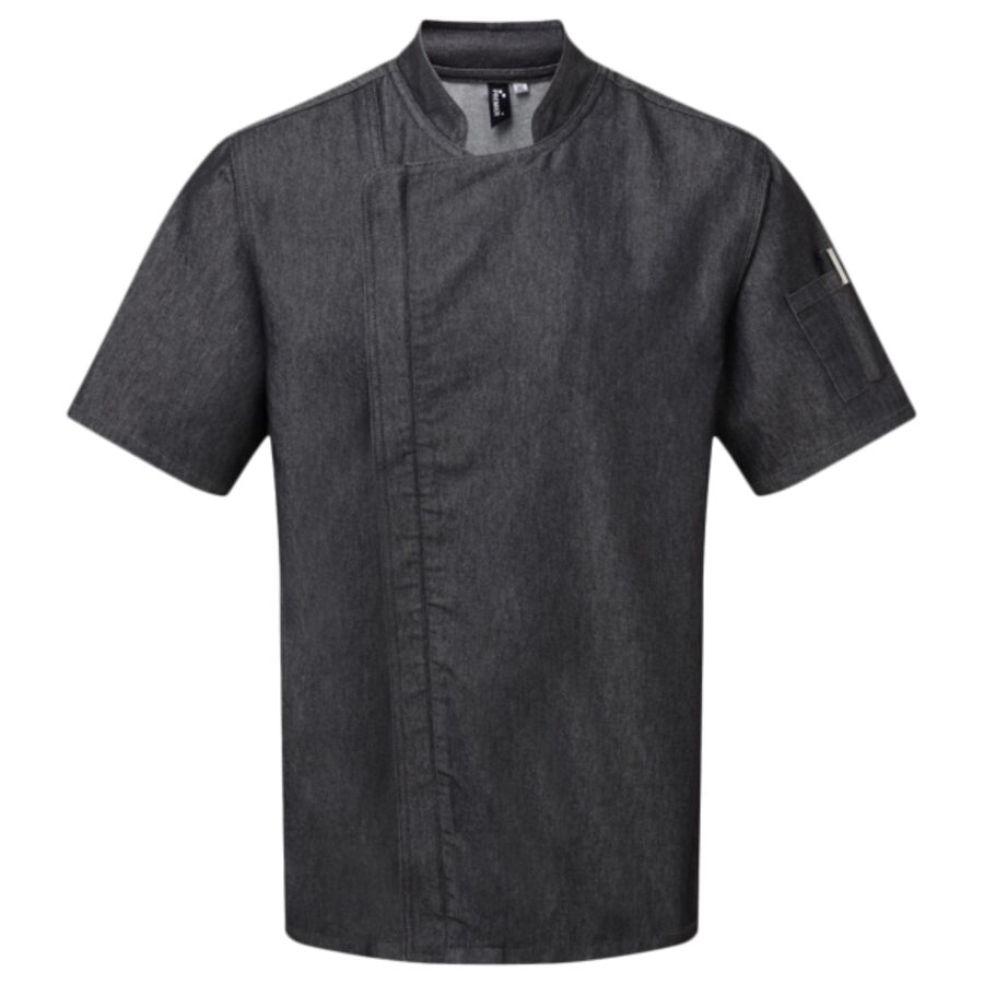 Chef's zip-close short sleeve jacket Thumbnail