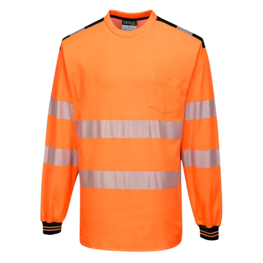 PW3 Hi-Vis Cotton Comfort T-Shirt L/S Thumbnail
