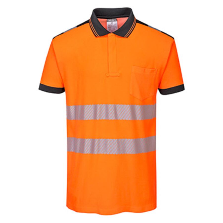 PW3 Hi-Vis Cotton Comfort Polo Shirt S/S Thumbnail