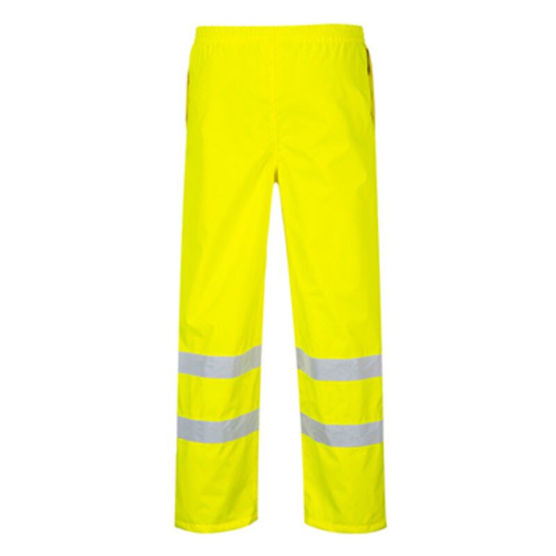 Hi-Vis Breathable Rain Trousers Yellow Thumbnail