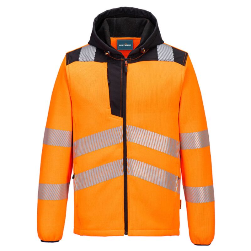 Portwest Hi-Vis Technical Fleece Orange/Black Thumbnail