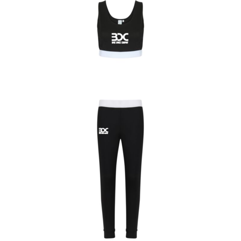 Base Dance Company Fashion Crop Top/Leggings Set Junior Thumbnail