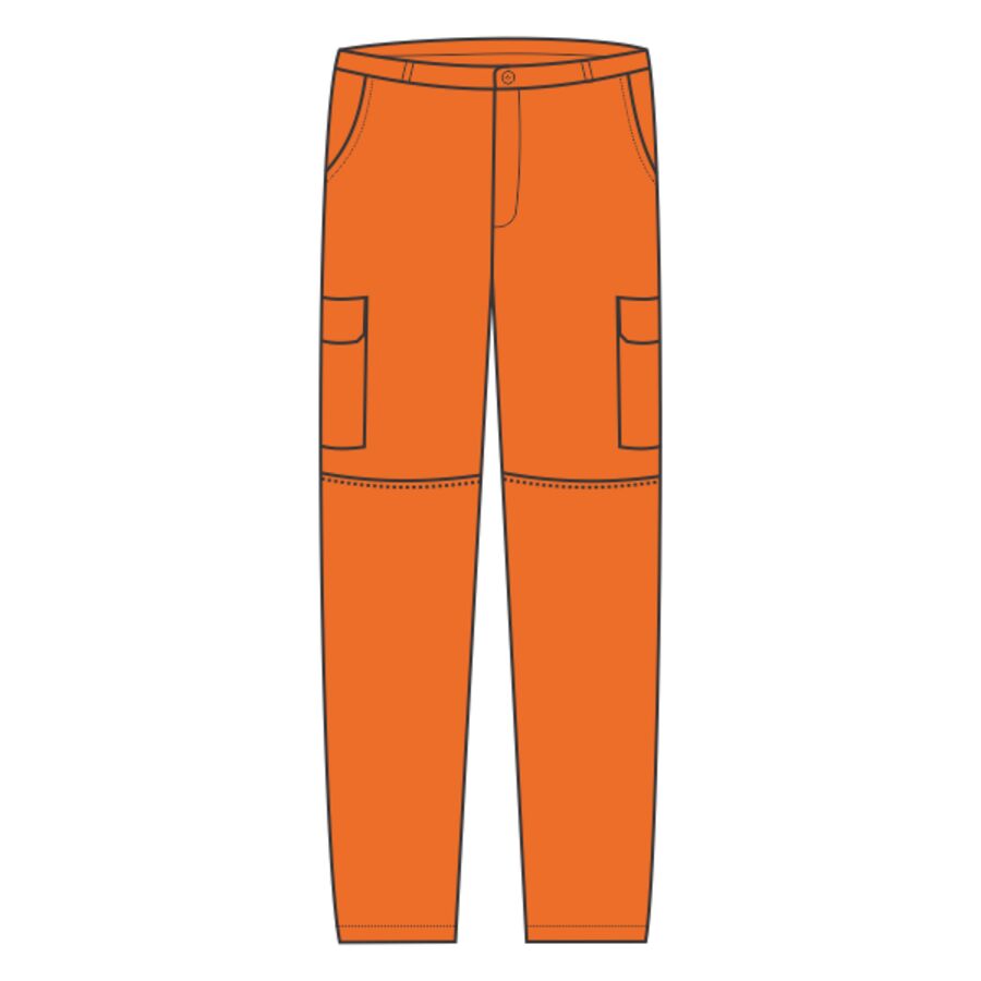 Hi-vis polycotton cargo trousers with kneepad pockets (HV018T/3M) Thumbnail