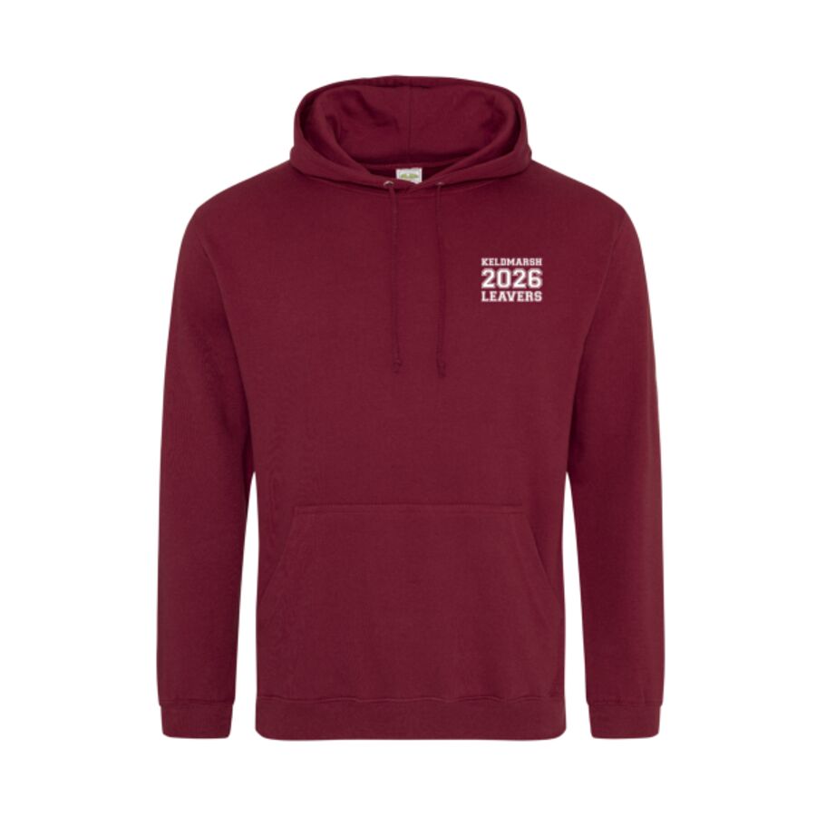 Burgundy With Initials Thumbnail